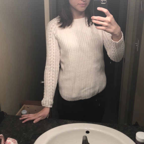 LOFT Sweaters - Loft Women’s Cream White Sweater